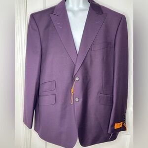 Steven Land New Elegant Purple Men's Suit Jacket Blazer
